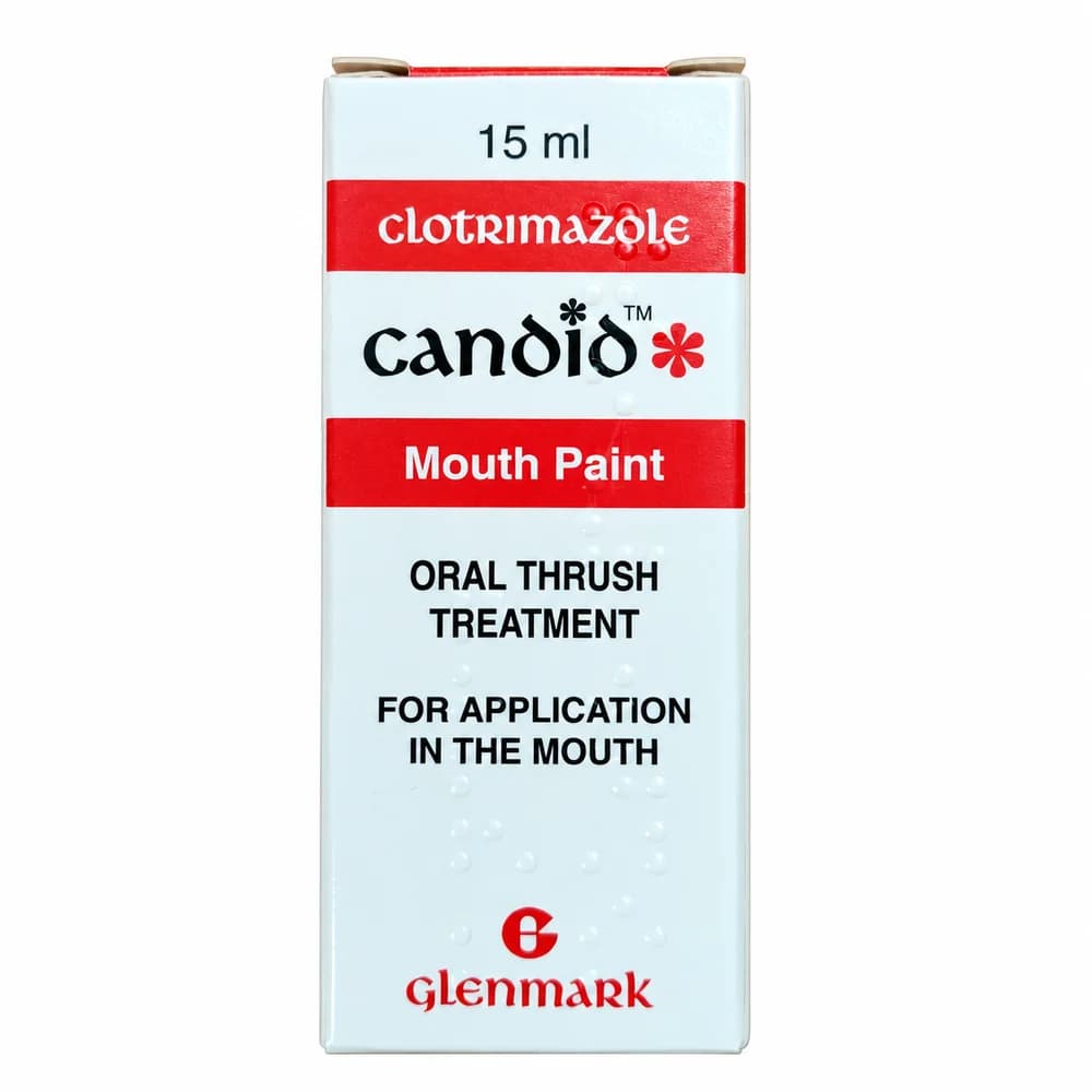 Candid Mouth Paint Clotrimazole 1% mouth paint, 15 ml