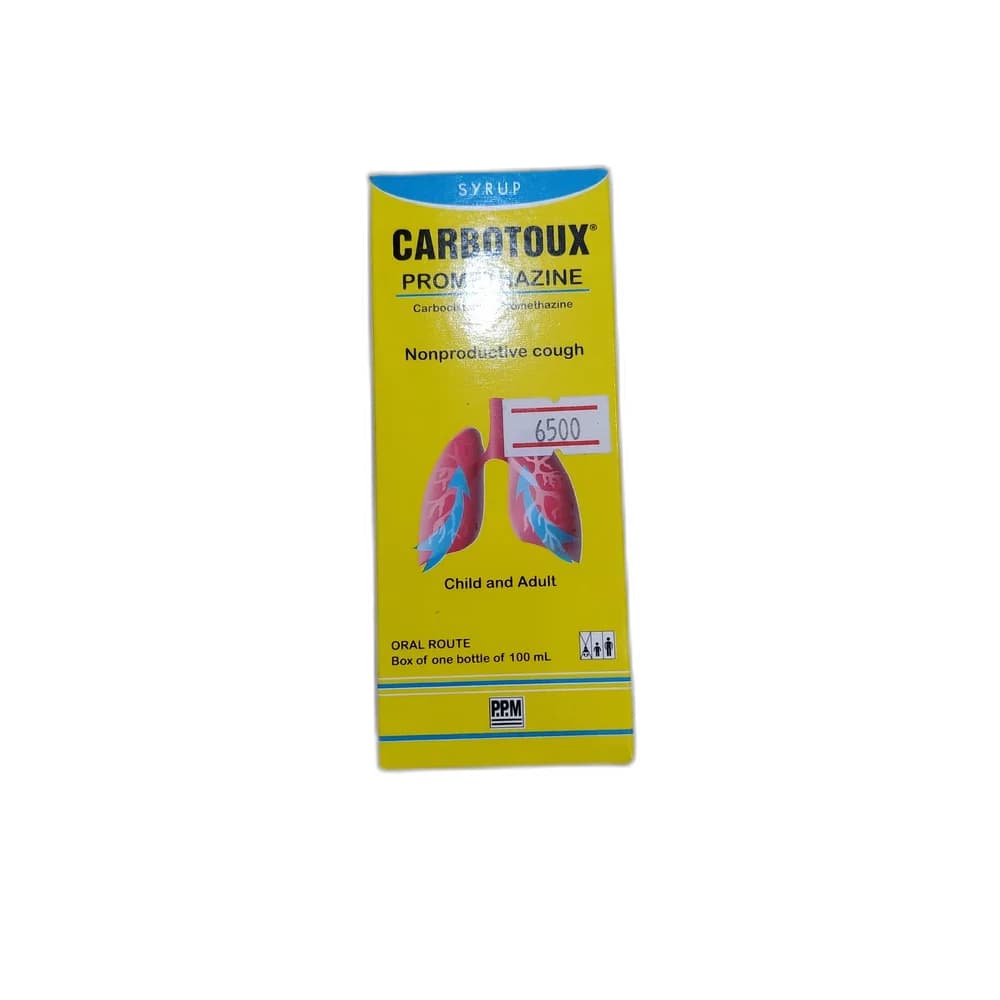 Carbotoux 100 mg / 2.5 mg per 5 mL