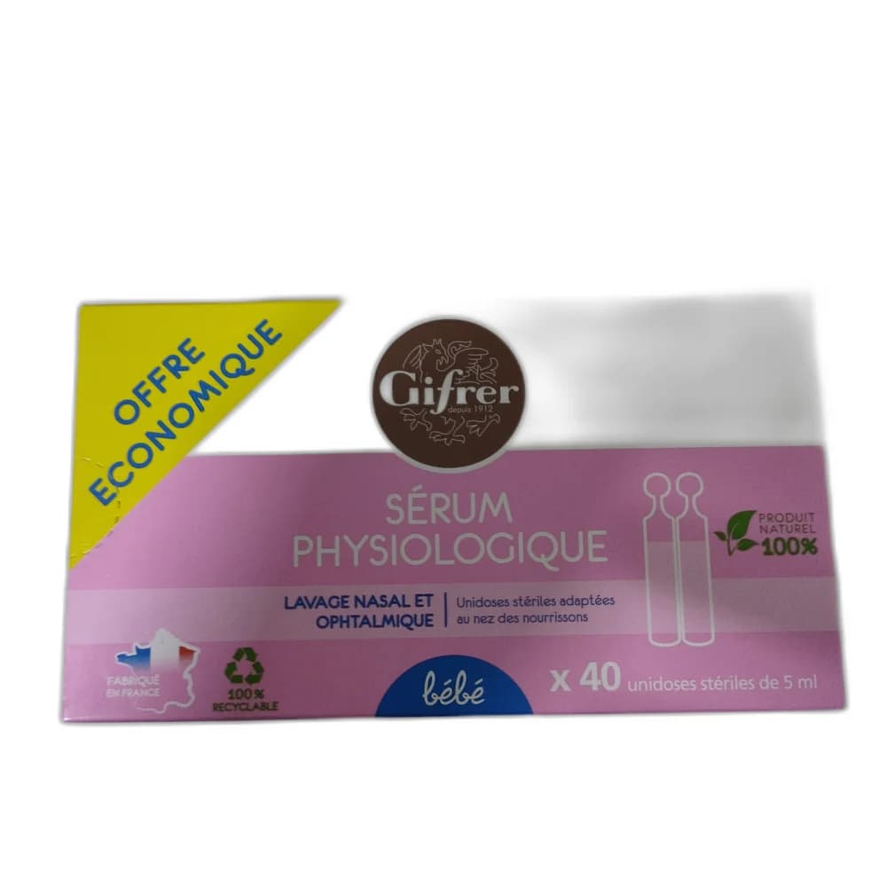 Gifrer Sérum Physiologique 5 ml