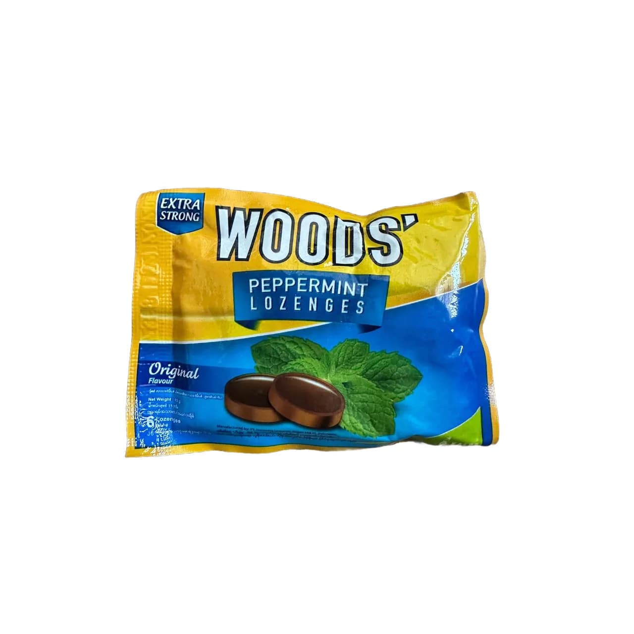 WOODS' Peppermint Lozenges 6 lozenges per sachet