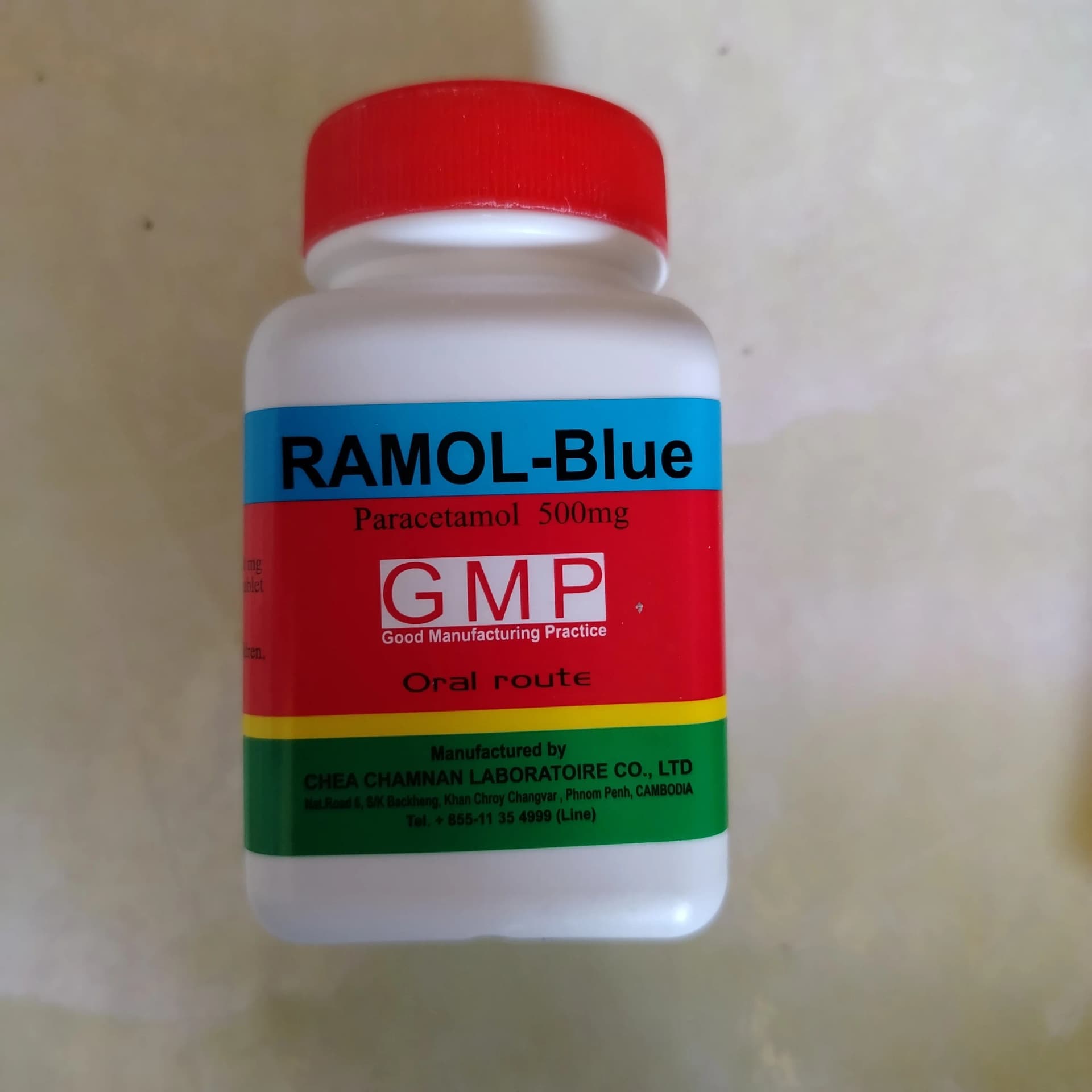 Ramol-Blue 500 mg