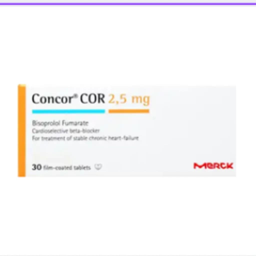 Concor 2.5mg (Bisoprolol) 2.5mg
