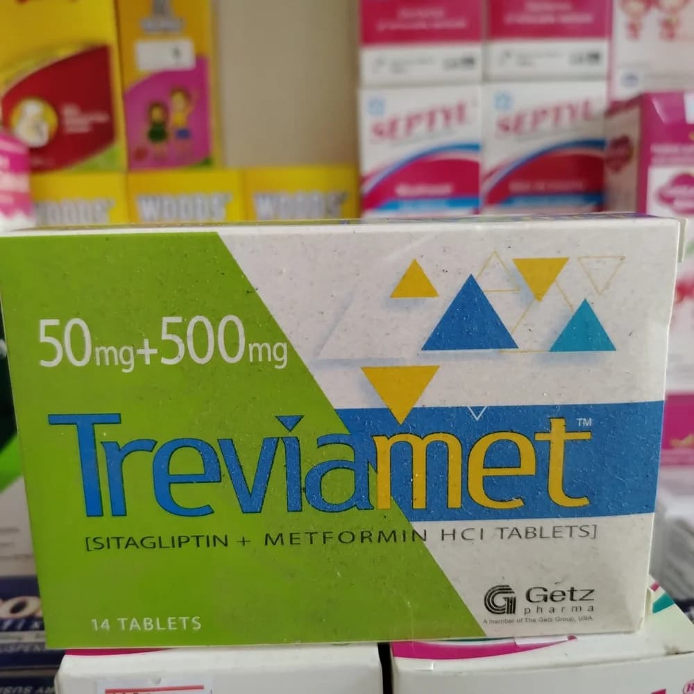 Treviamet 50 mg + 500 mg