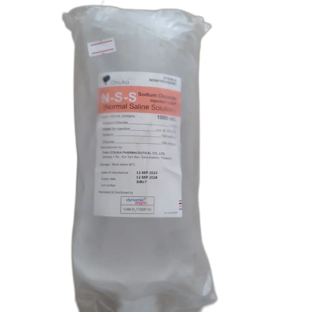 N-S-S Sodium Chloride Injection USP (Otsuka) 1000 ml