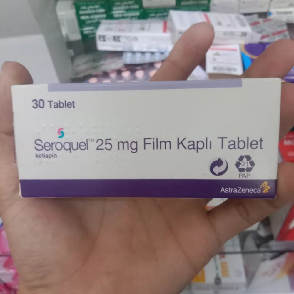 Seroquel Quetiapine 25 mg; 30 film-coated tablets