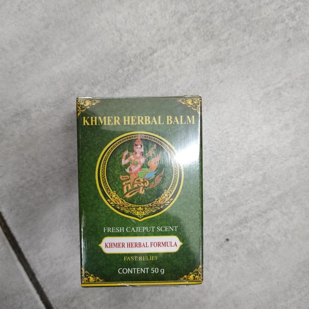 Venerable Kann Sophannarith Khmer Herbal Balm 50g Topical balm, 50 g per jar