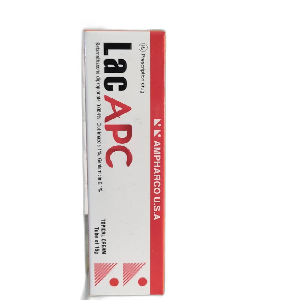 Lac APC Betamethasone dipropionate 0.064%, Clotrimazole 1%, Gentamicin 0.1%