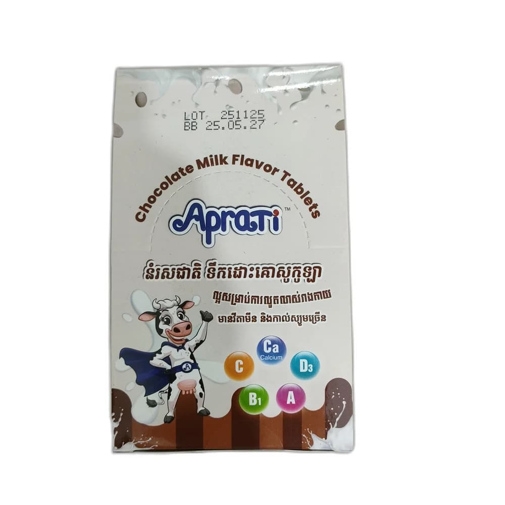 Aprati Chocolate Milk Flavor Tablets 6 g