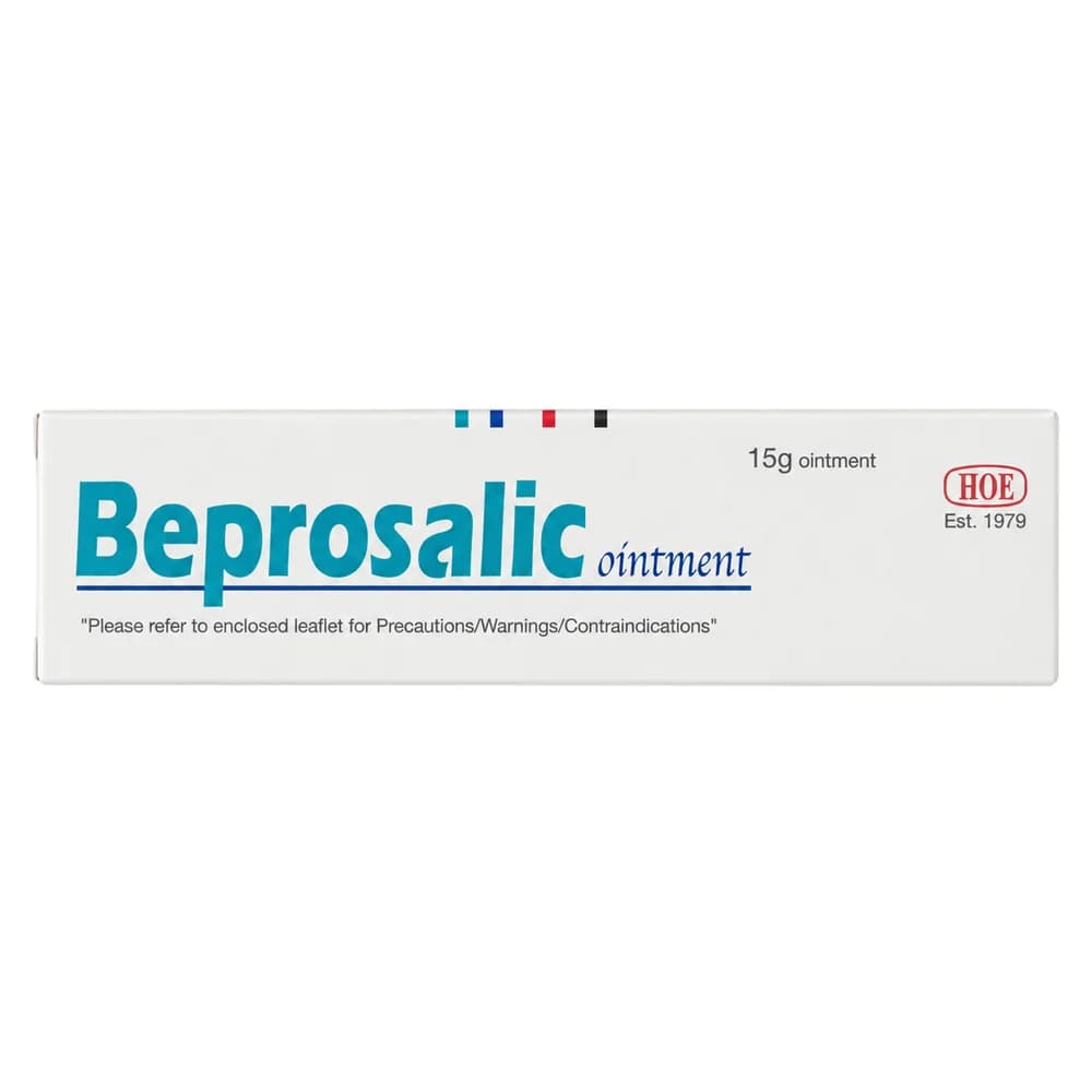 Beprosalic Betamethasone dipropionate 0.064% w/w (equivalent to betamethasone 0.05% w/w) / salicylic acid 3% w/w