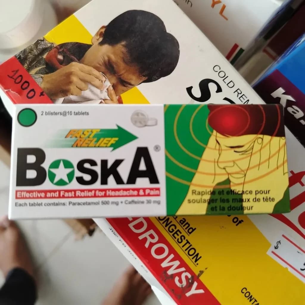 Boska Paracetamol 500 mg + Caffeine 30 mg
