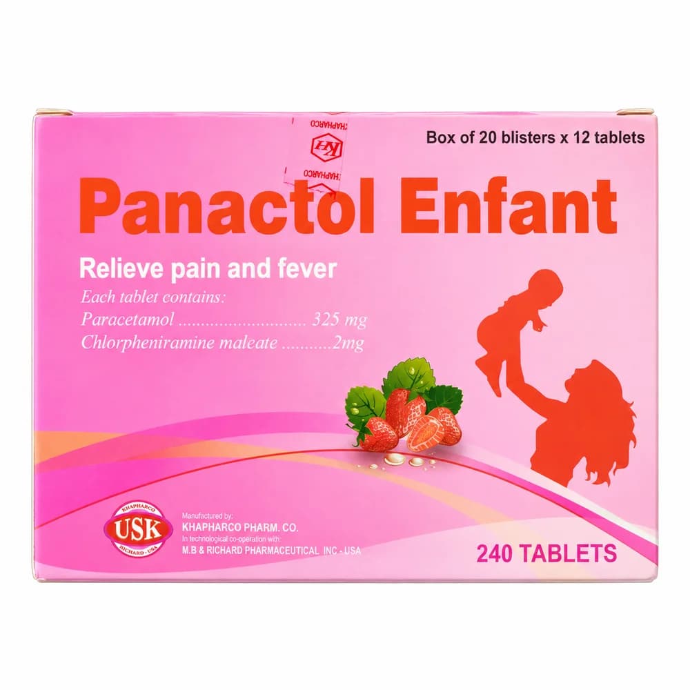 Panactol Enfant 325 mg / 2 mg