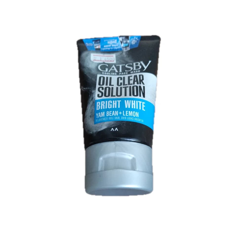 Gatsby Oil Clear Solution Bright White Cooling Face Wash 100 g