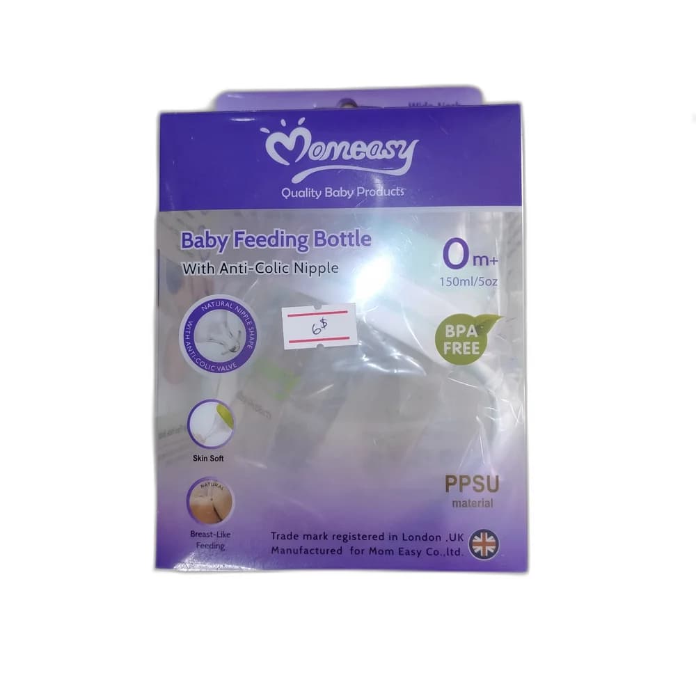 Momeasy Wide-Neck PPSU Baby Feeding Bottle 150ml/5oz (Code No.51375) 5 oz / 150 mL