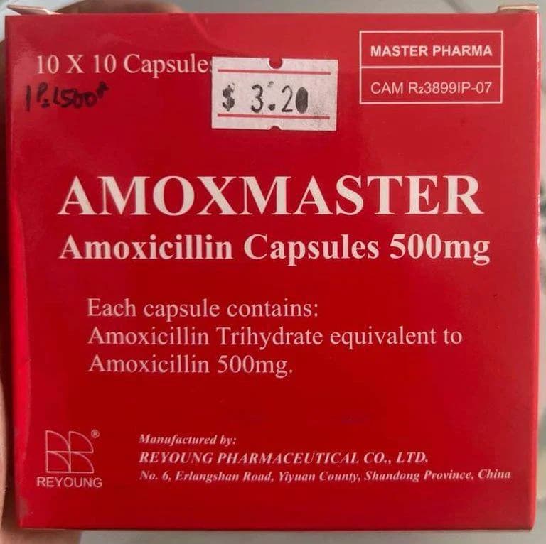 AMOXMASTER Amoxicillin Capsules 500mg