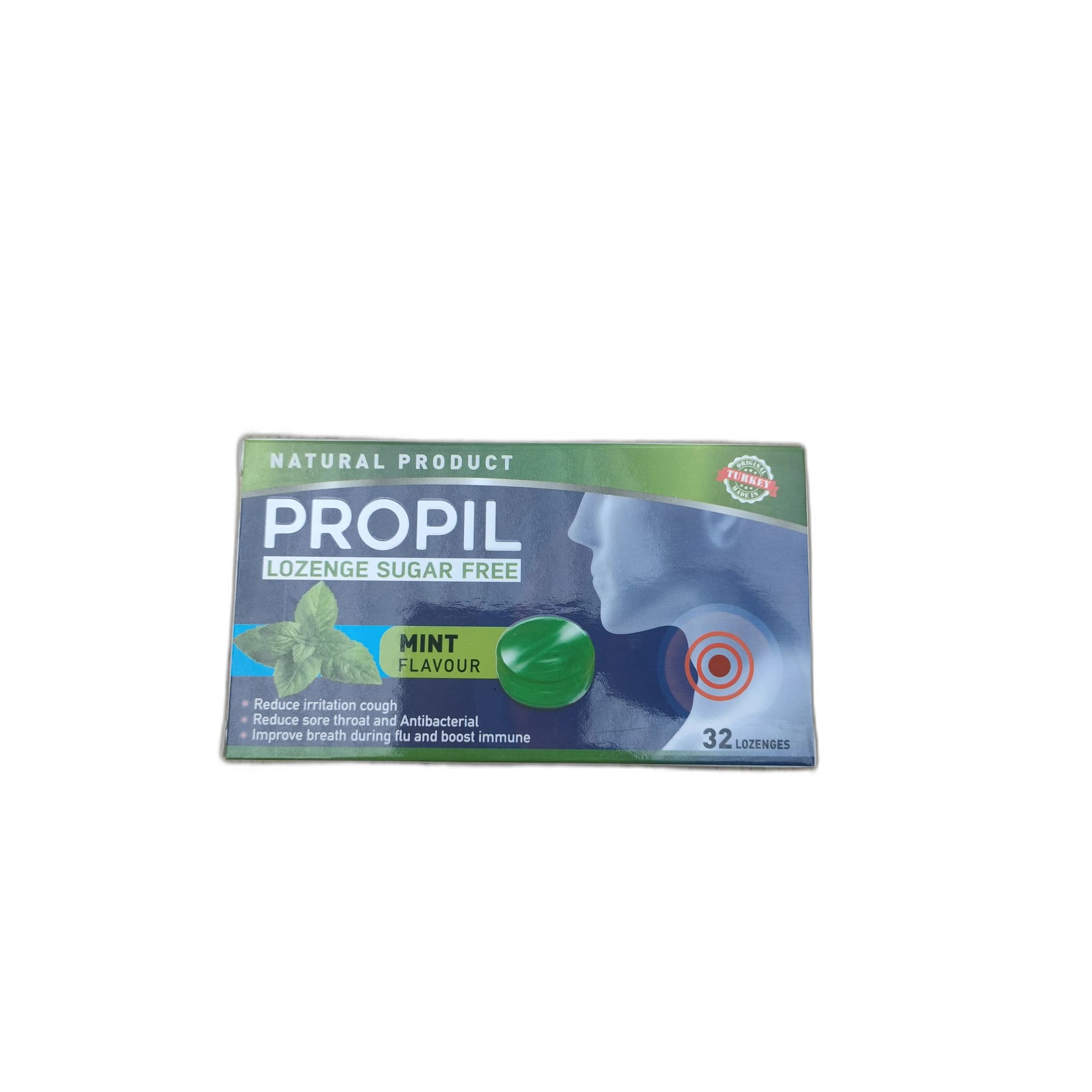 PROPIL Lozenge Mint Sugar Free Natural herbal lozenge
