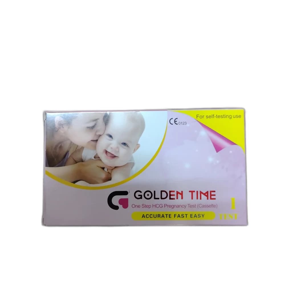 Golden Time HCG Pregnancy Test 1 test cassette