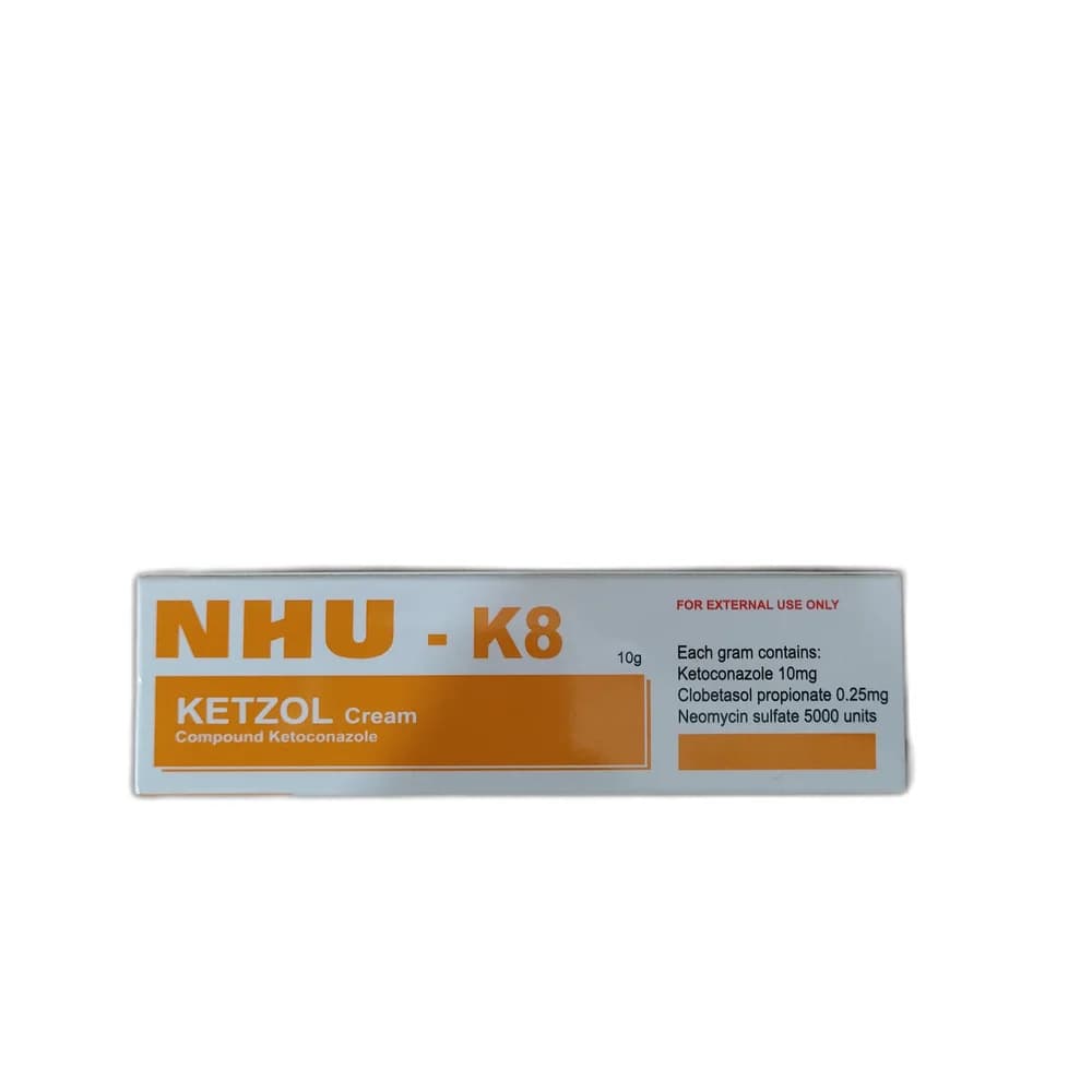 NHU-K8 Ketzol 10 mg / 0.25 mg / 5000 units per g