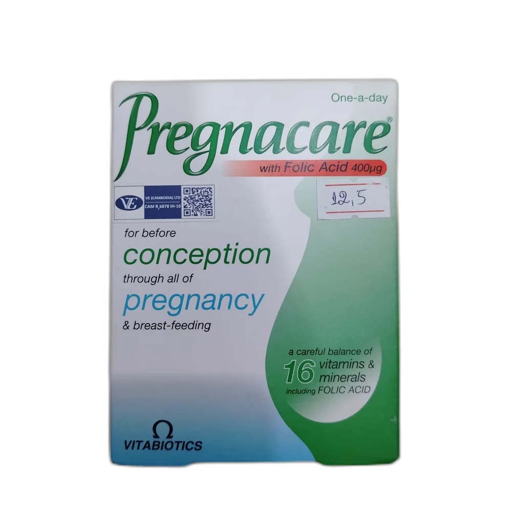 Pregnacare with Folic Acid 400 µg per capsule
