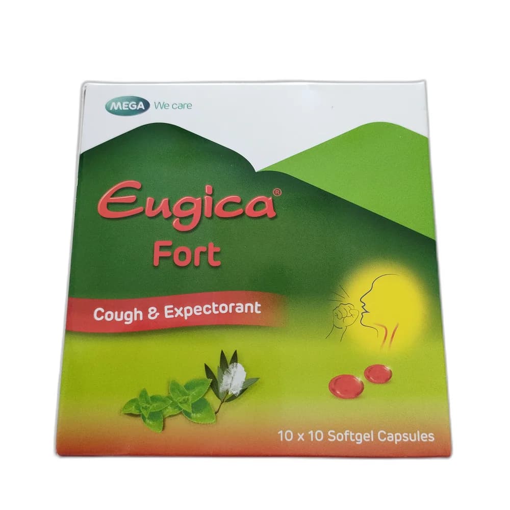 Eugica Fort Cough & Expectorant Softgel Capsules Not available