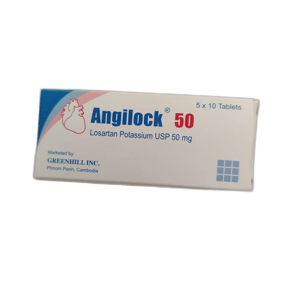 Angilock 50 Losartan Potassium 50 mg