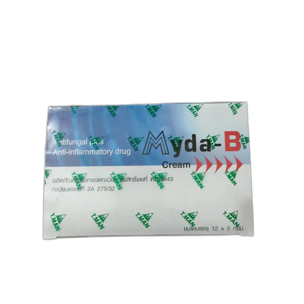 Myda-B Clotrimazole 1% w/w, Betamethasone 0.1% w/w (5 g)