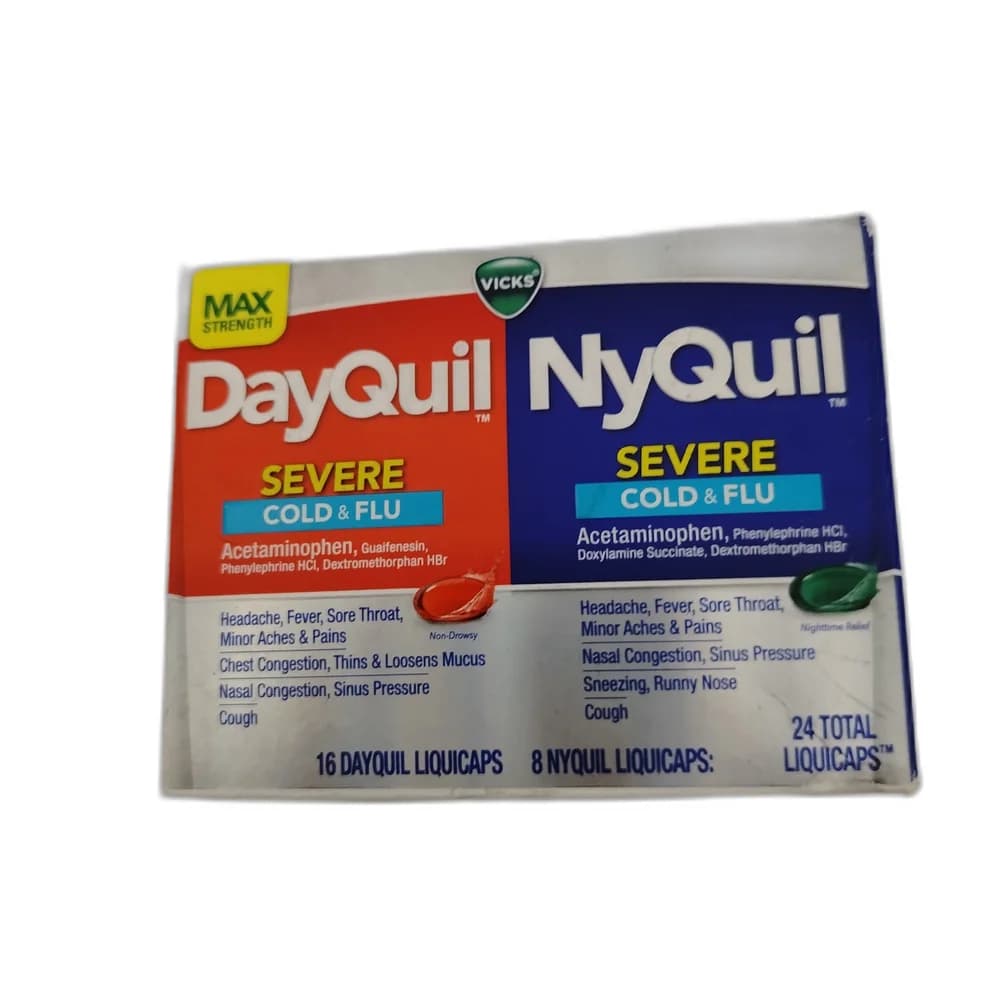 Vicks DayQuil & NyQuil Severe Cold & Flu 325 mg