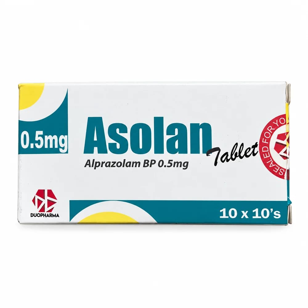 Asolan 0.5 mg tablets