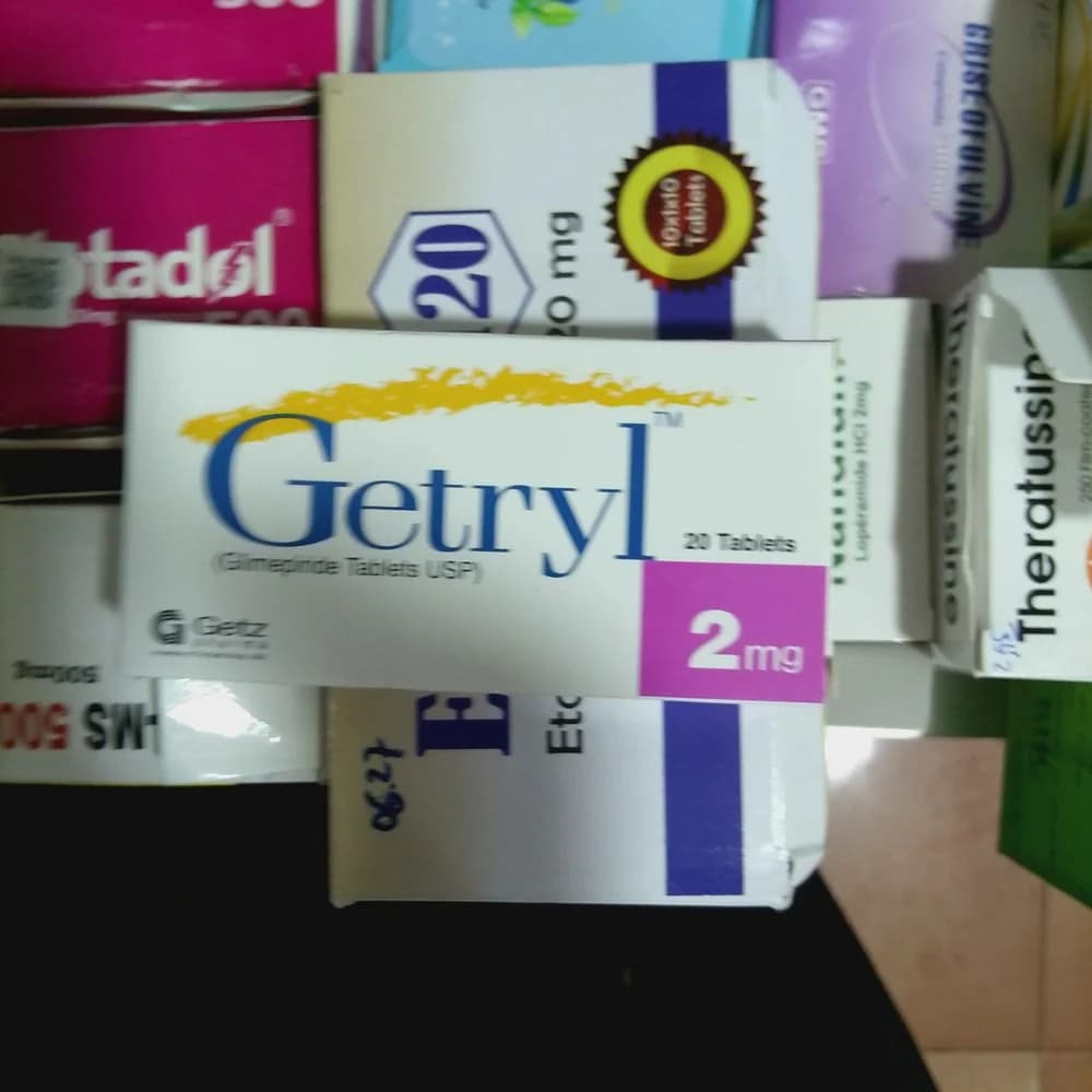 Getryl 2 mg tablets