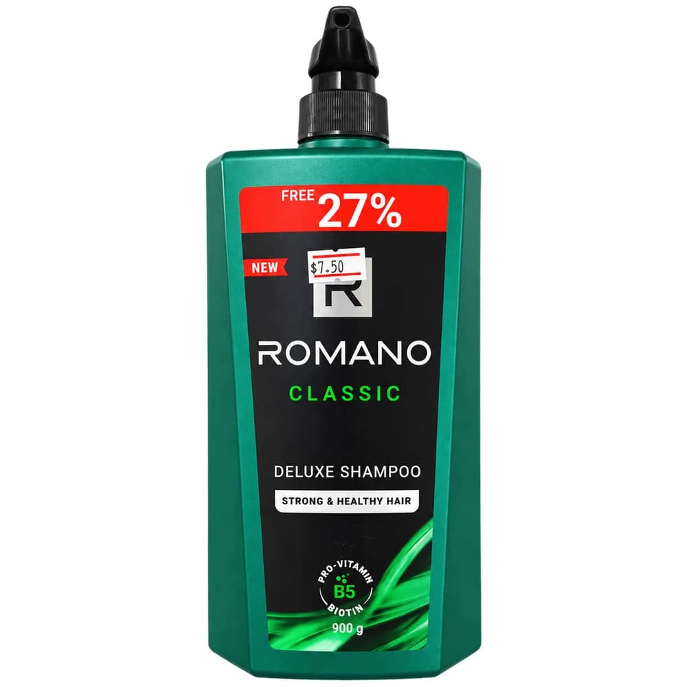 Romano Classic Deluxe Shampoo 900 g