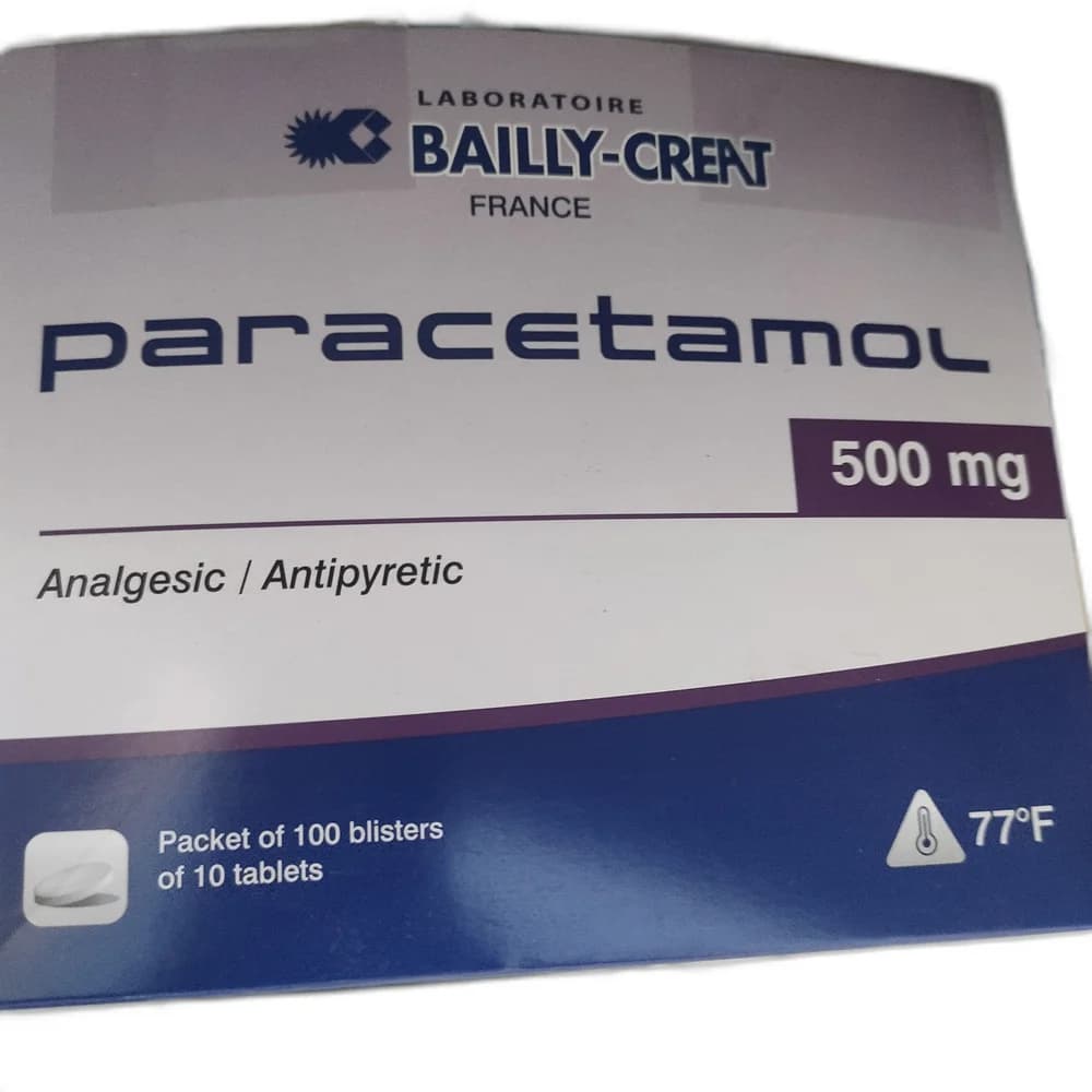 Paracetamol Bailly-Creat 500 mg per tablet