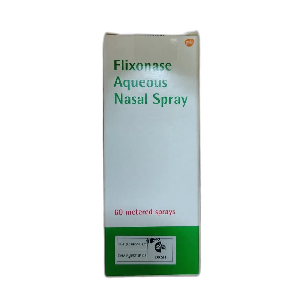 Flixonase Aqueous Nasal Spray 0.05% w/w (Fluticasone Propionate 50 mcg per actuation), 60 metered sprays