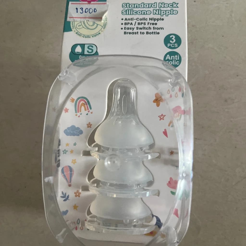 Pk standard neck silicone nipple 3 pcs