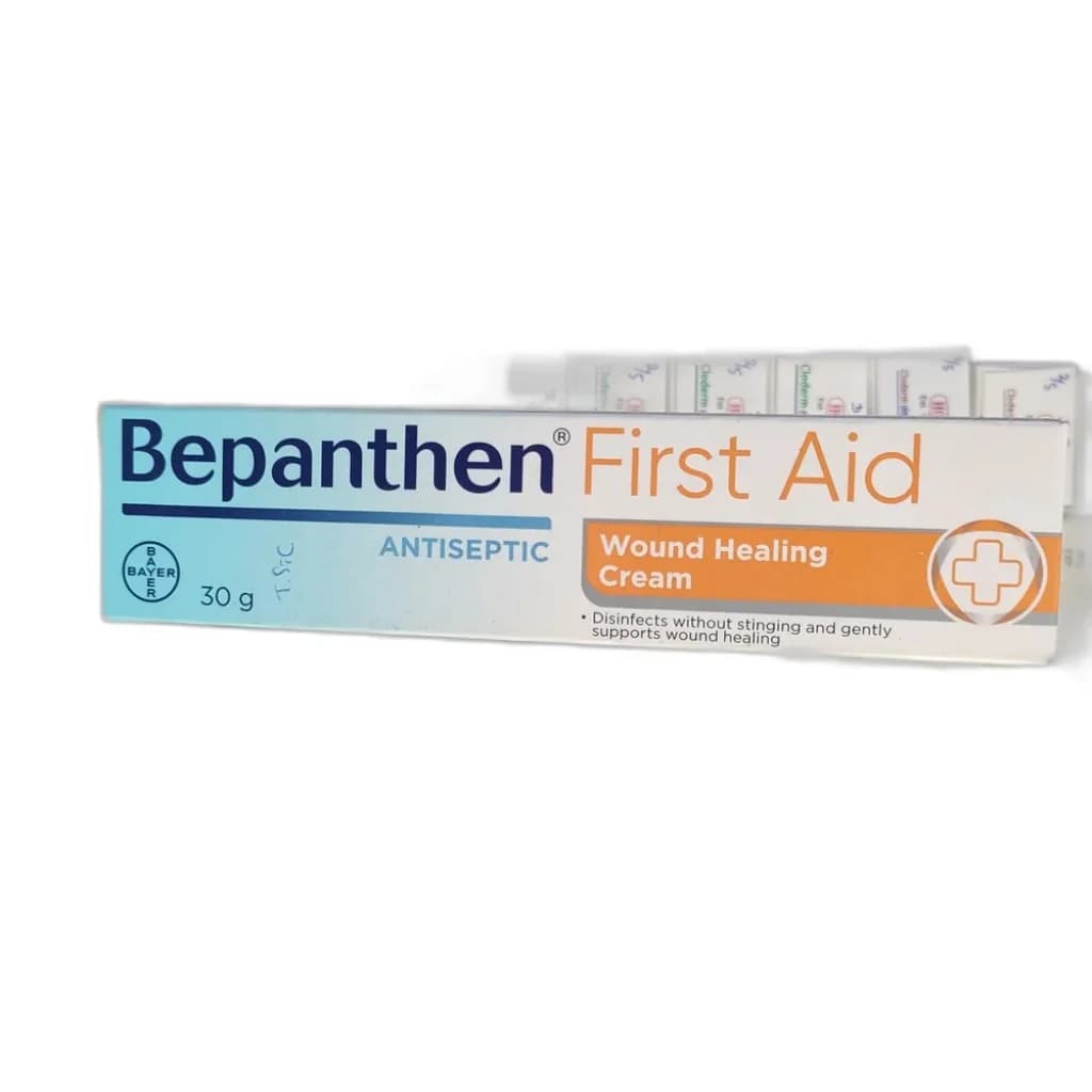 Bepanthen First Aid Dexpanthenol 50 mg/g + Chlorhexidine hydrochloride 5 mg/g