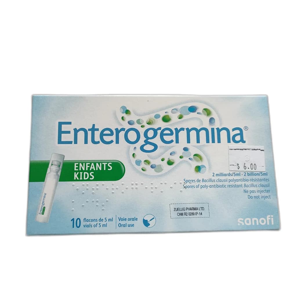 Enterogermina Enfants/Kids 2 billion spores / 5 mL