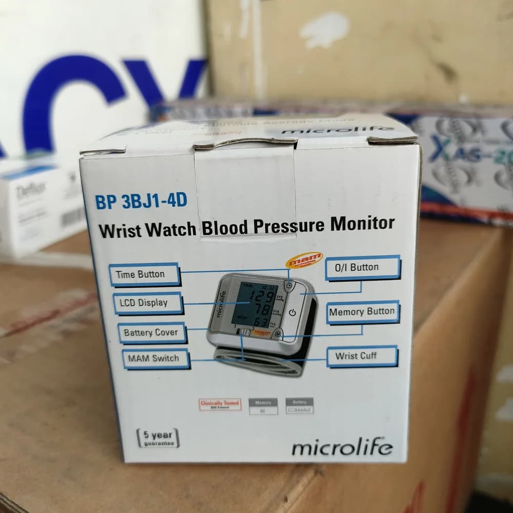 Microlife BP 3BJ1-4D Wrist Watch Blood Pressure Monitor
