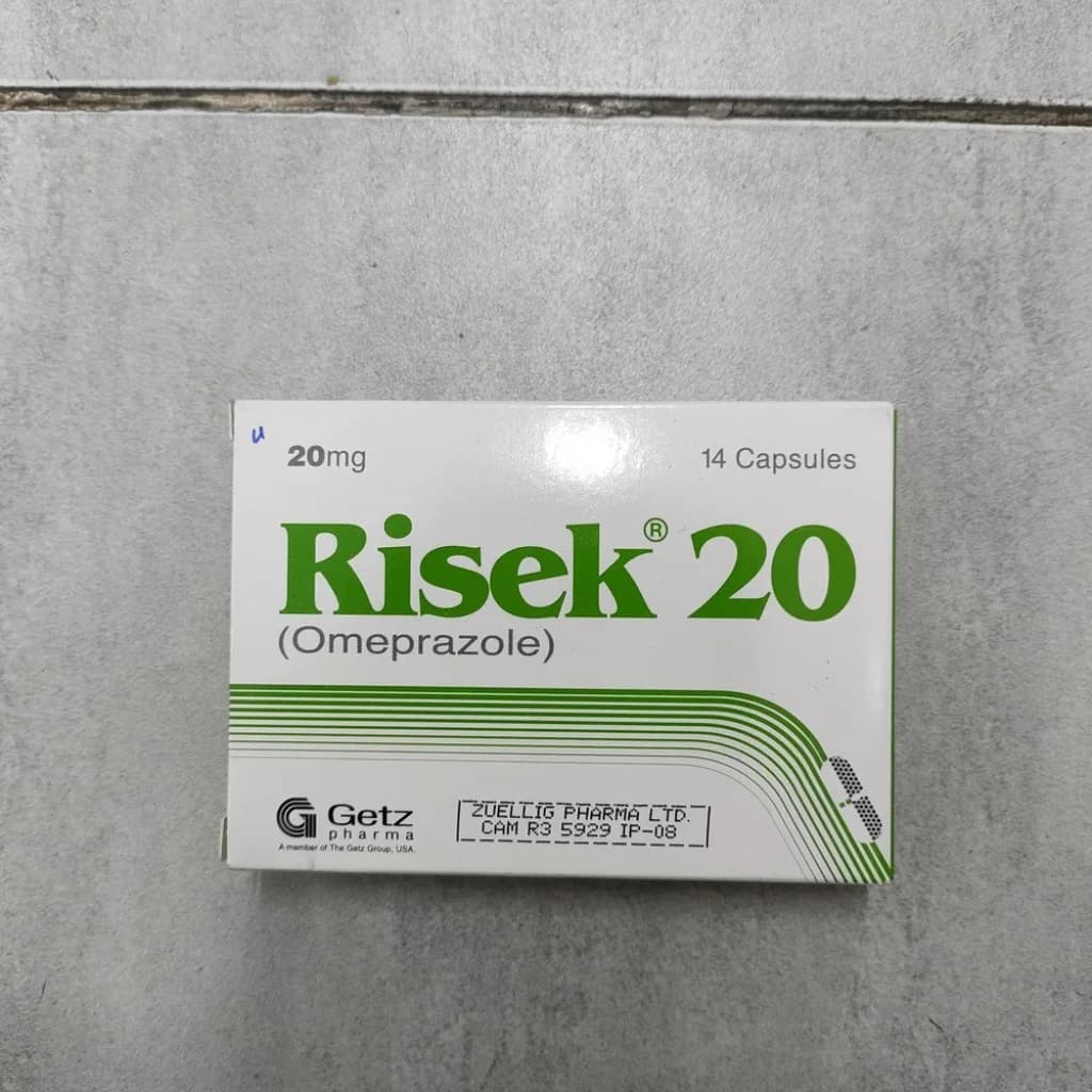 Risek 20 Omeprazole 20 mg per capsule
