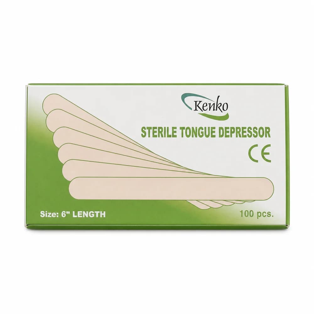 Kenko Sterile Tongue Depressor 6 inch length