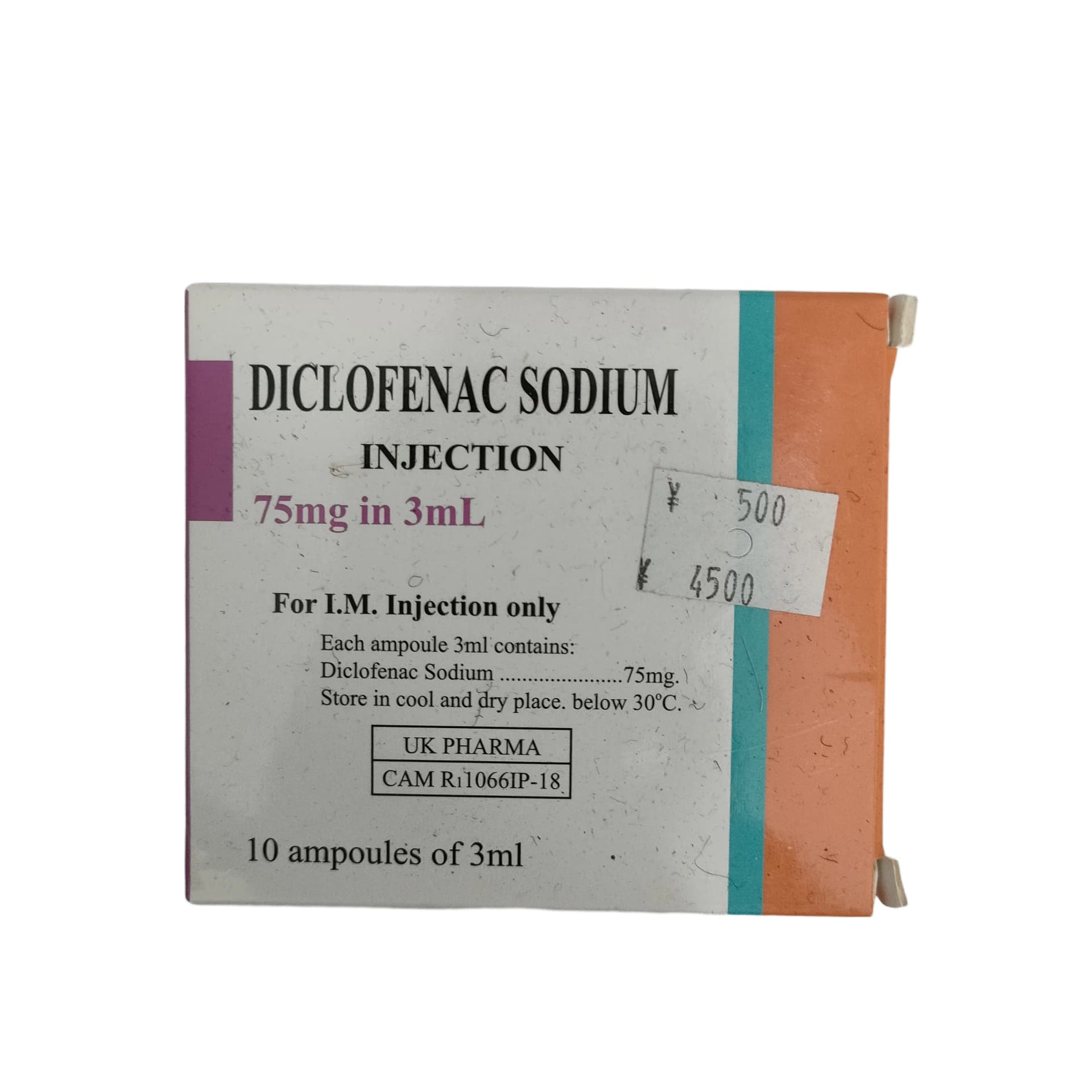 Diclofenac Sodium Injection 75mg/3mL