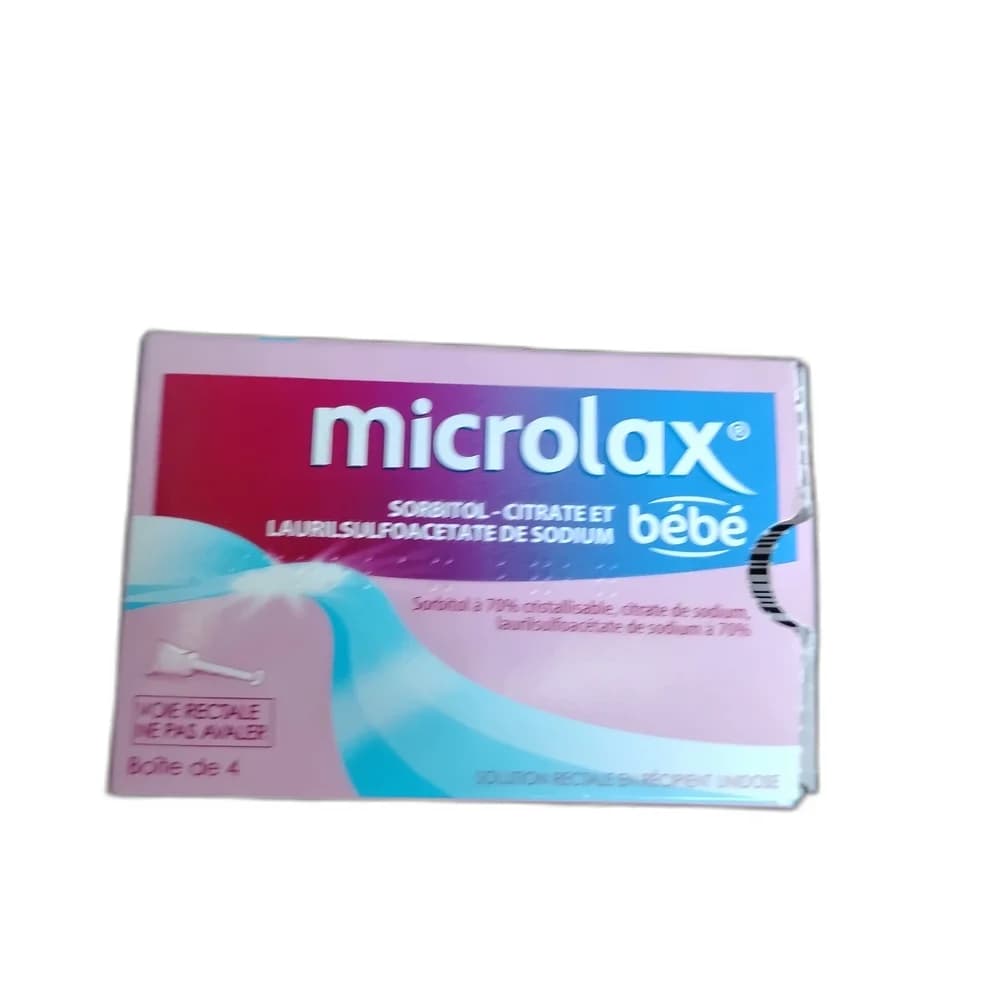 Microlax Bébé Sorbitol 70% + Sodium citrate + Sodium laurylsulfoacetate 70%