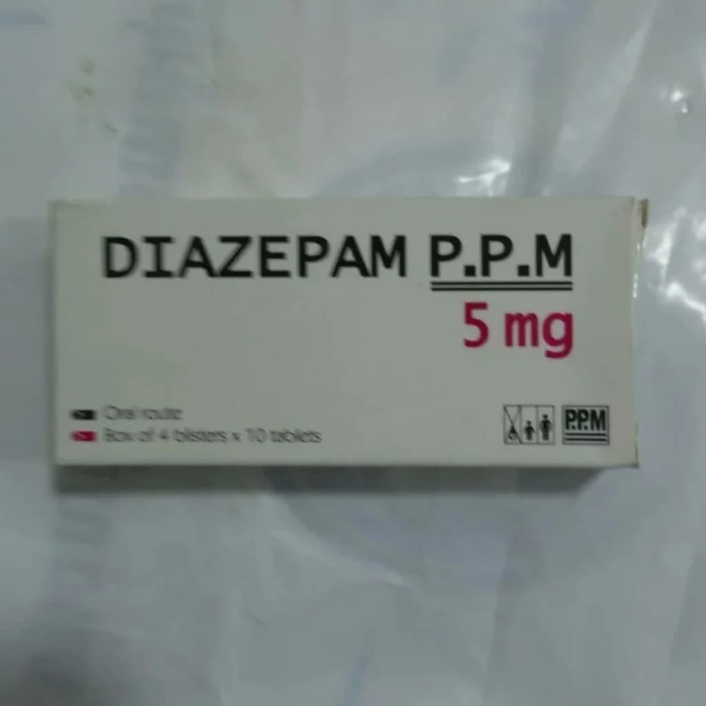 Diazepam P.P.M 5 mg tablets