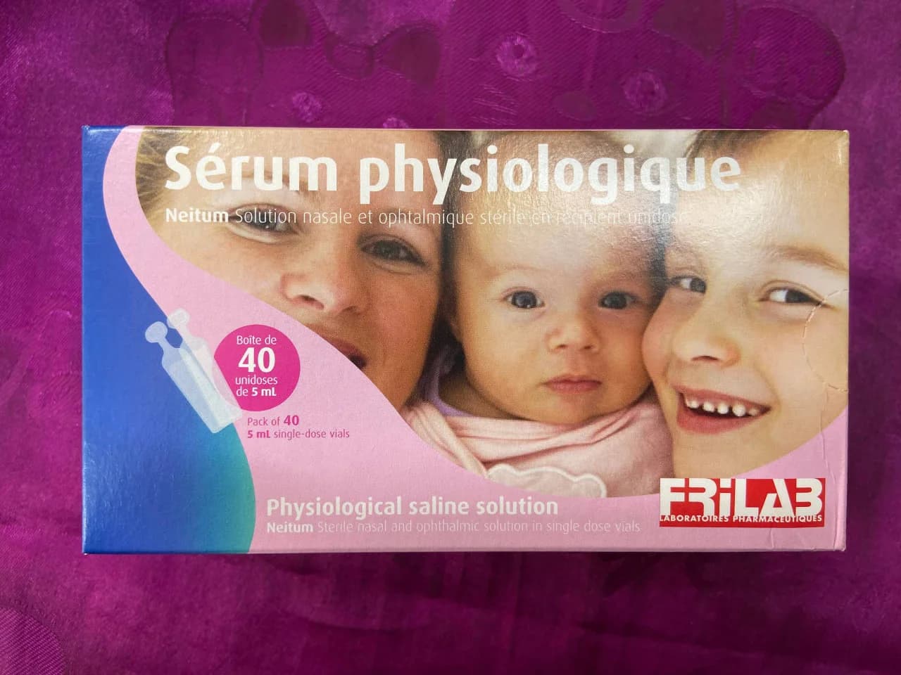 Serum physiologique Not available