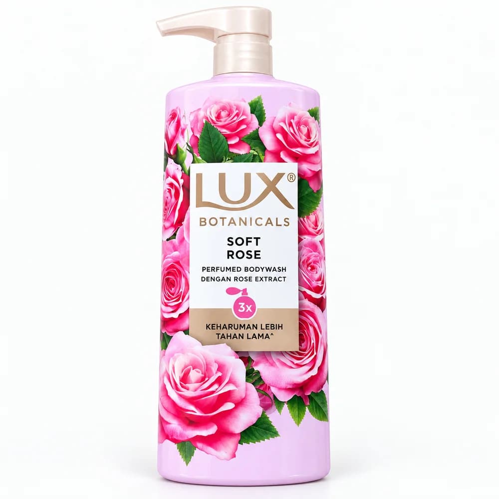 Lux Botanicals Soft Rose Body Wash 500 g