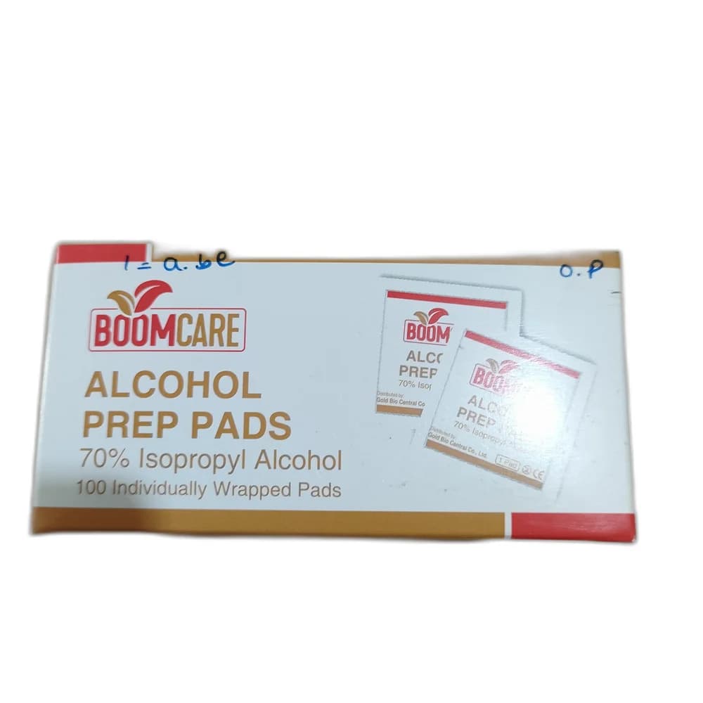BoomCare Alcohol Prep Pads 70% v/v