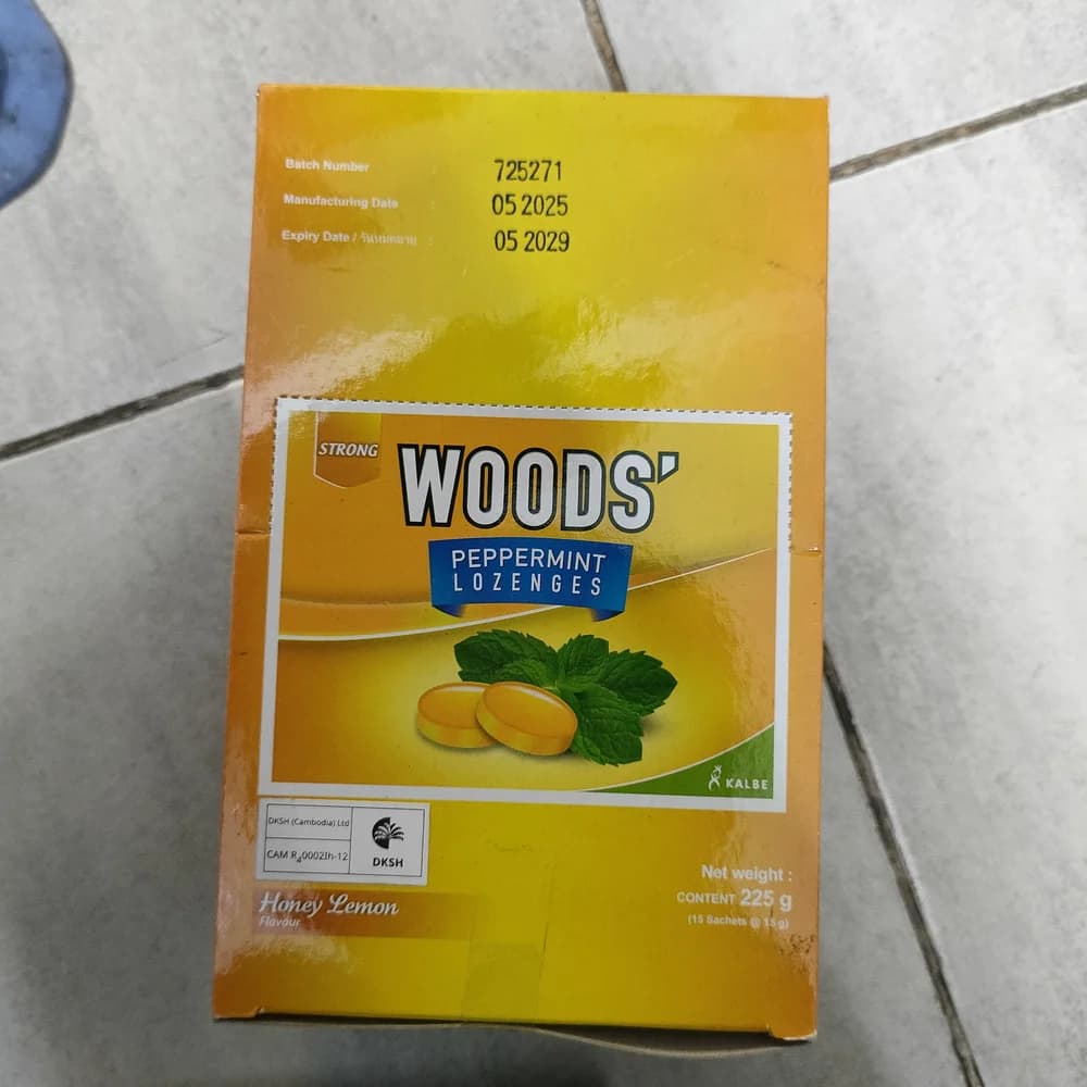 Woods' Peppermint Lozenges Honey Lemon Not available