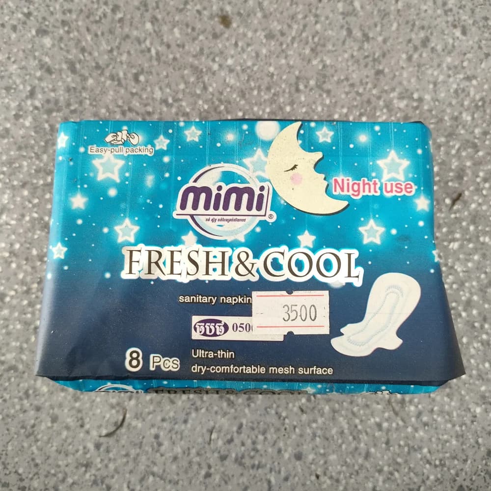 Mimi Fresh & Cool Night Use Sanitary Napkin Not available