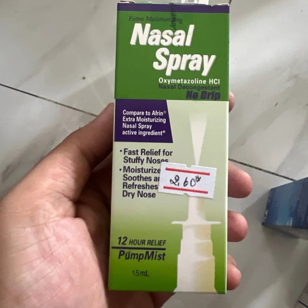 Nasal Spray (Generic, Compare to Afrin®) 0.05% Oxymetazoline HCl