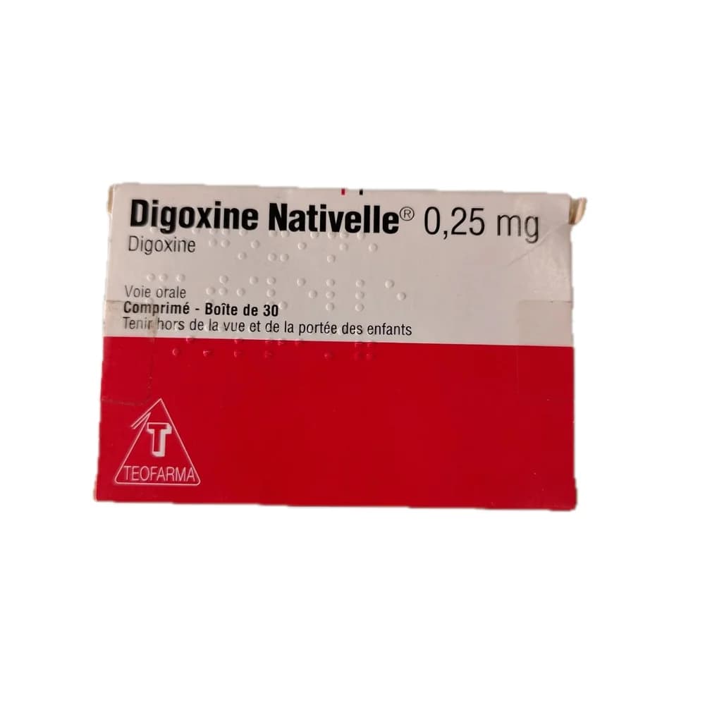 Digoxine Nativelle 0.25 mg