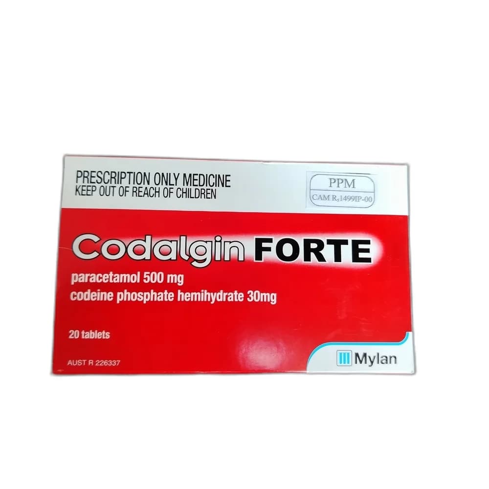 Codalgin Forte Paracetamol 500mg + Codeine phosphate 30mg