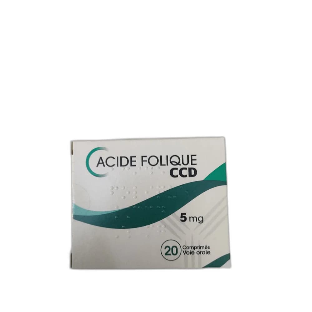 Acide Folique CCD 5 mg