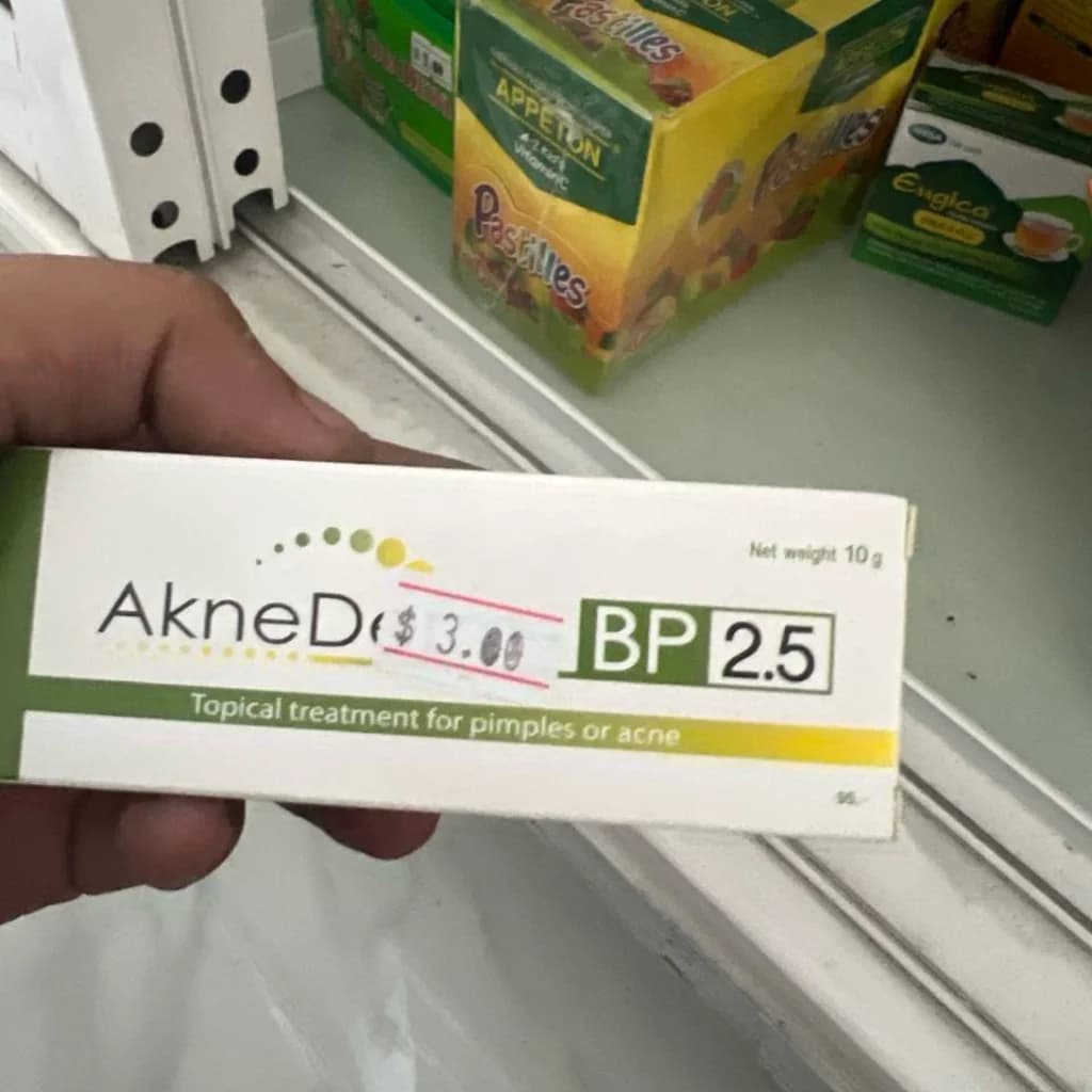 AkneDerm BP 2.5 2.5% Benzoyl Peroxide (BP 2.5)